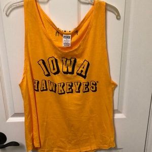 Pink by Victoria Secret Iowa Buckeyes tank